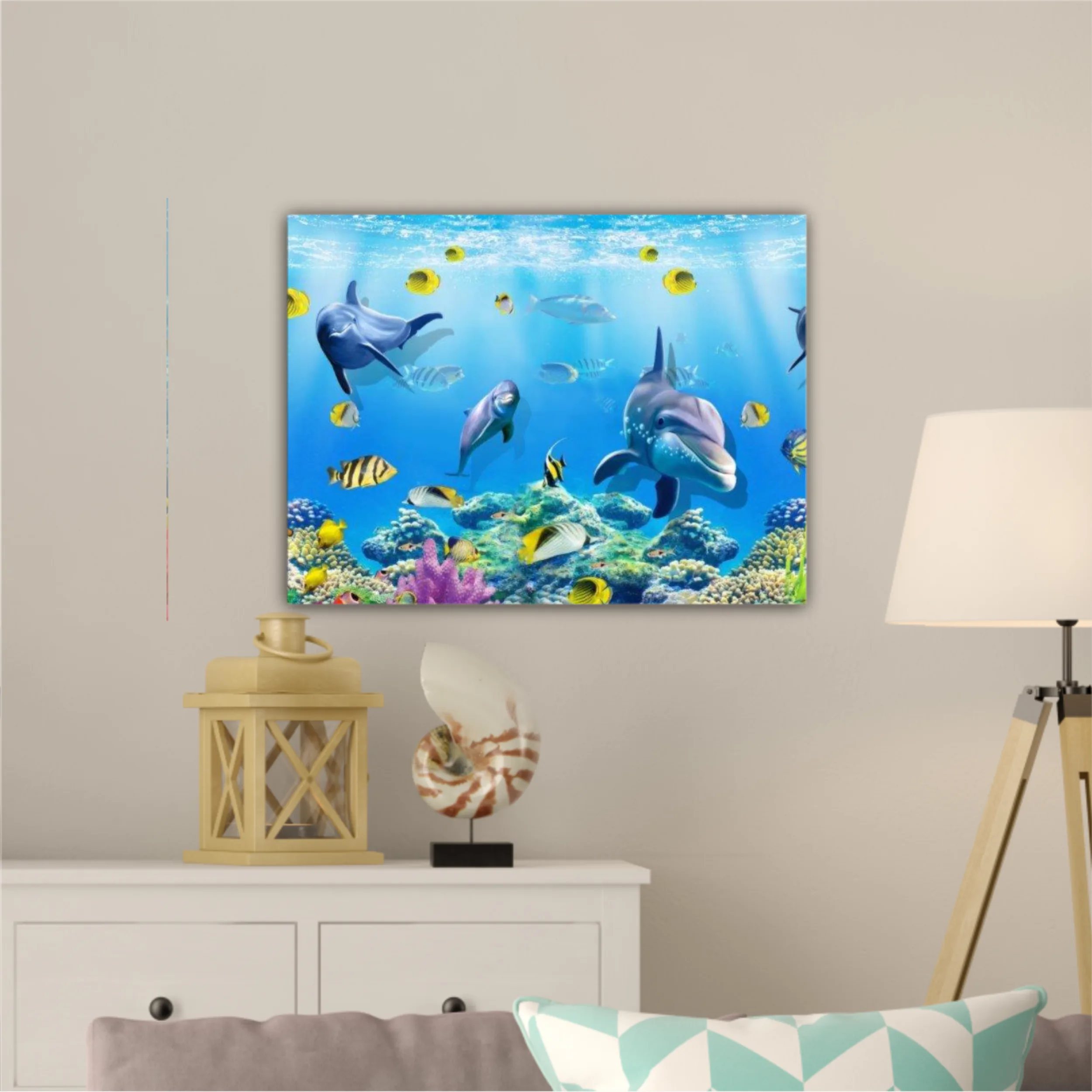 Coral reef sand water