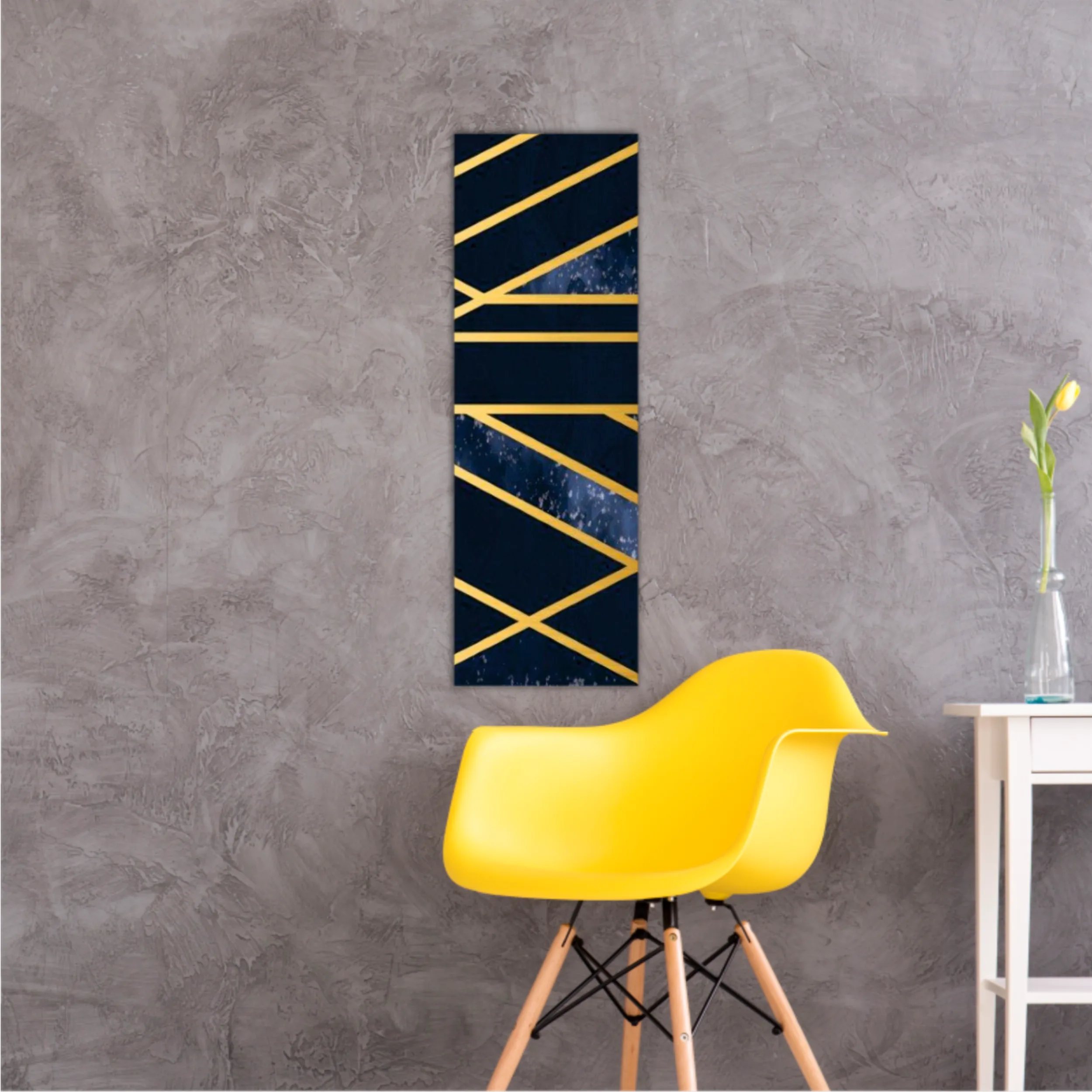 3d illustration - Golden lines 2