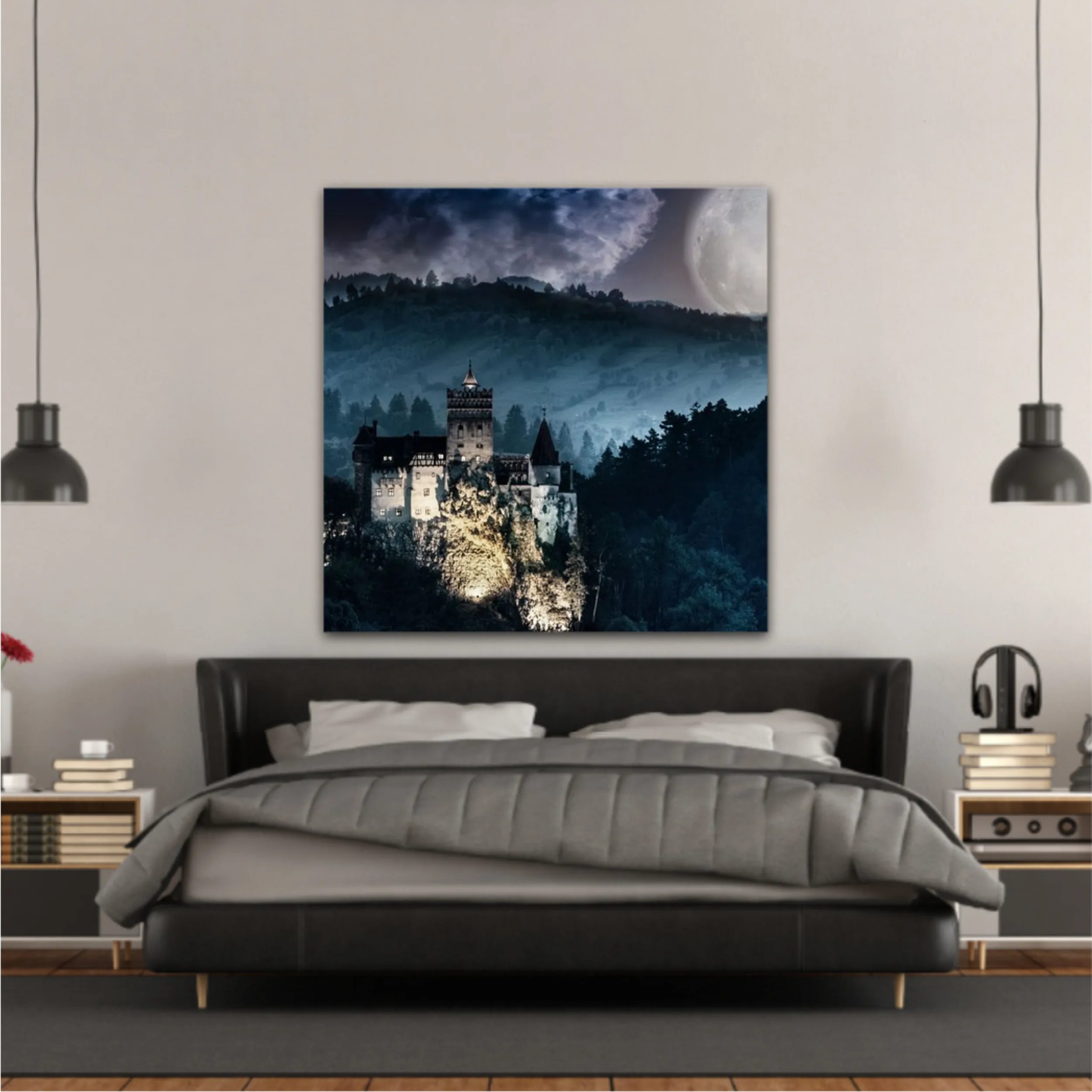 Draculas Castle - Bran Castle, Romania. Halloween
