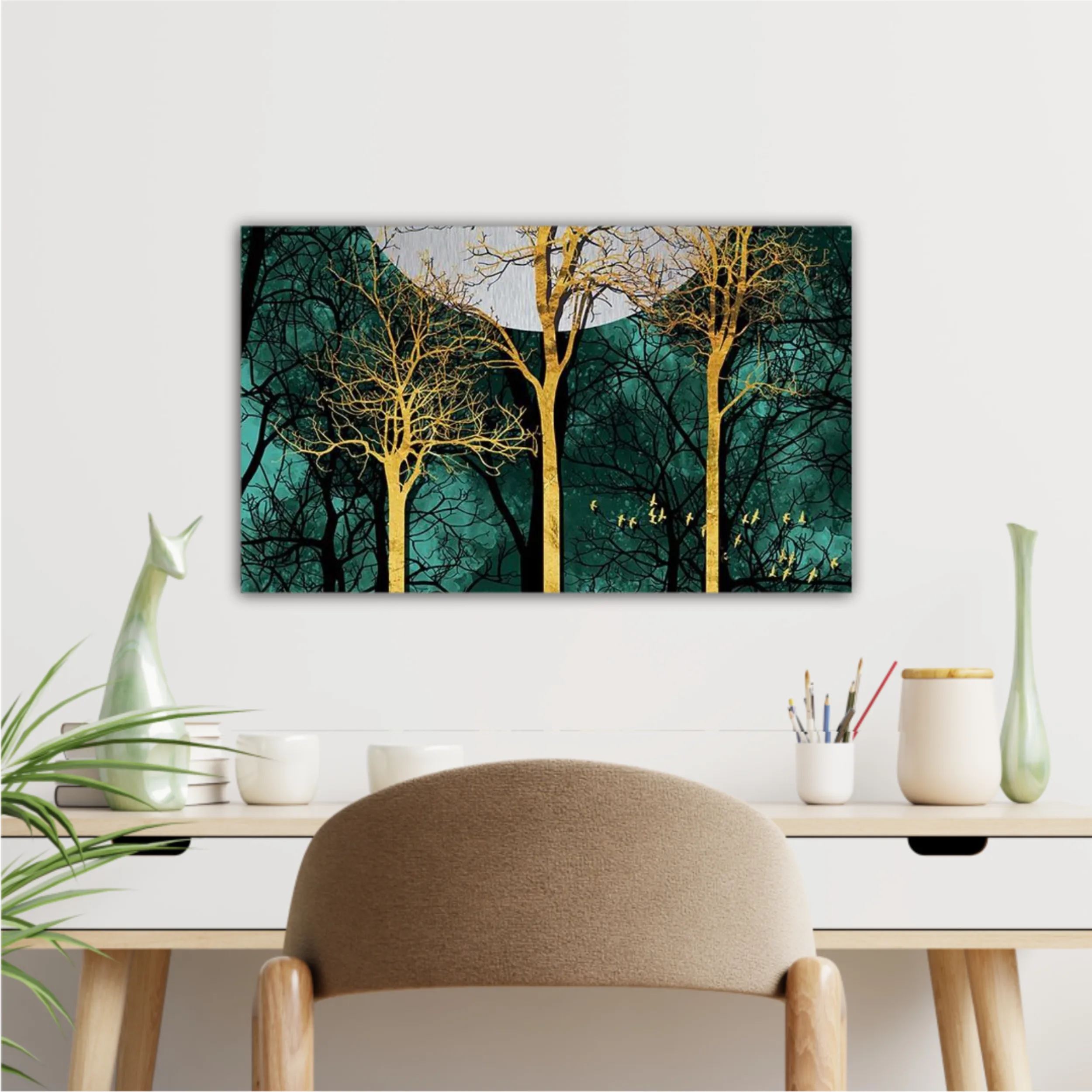 Luxurious abstract art digital painting