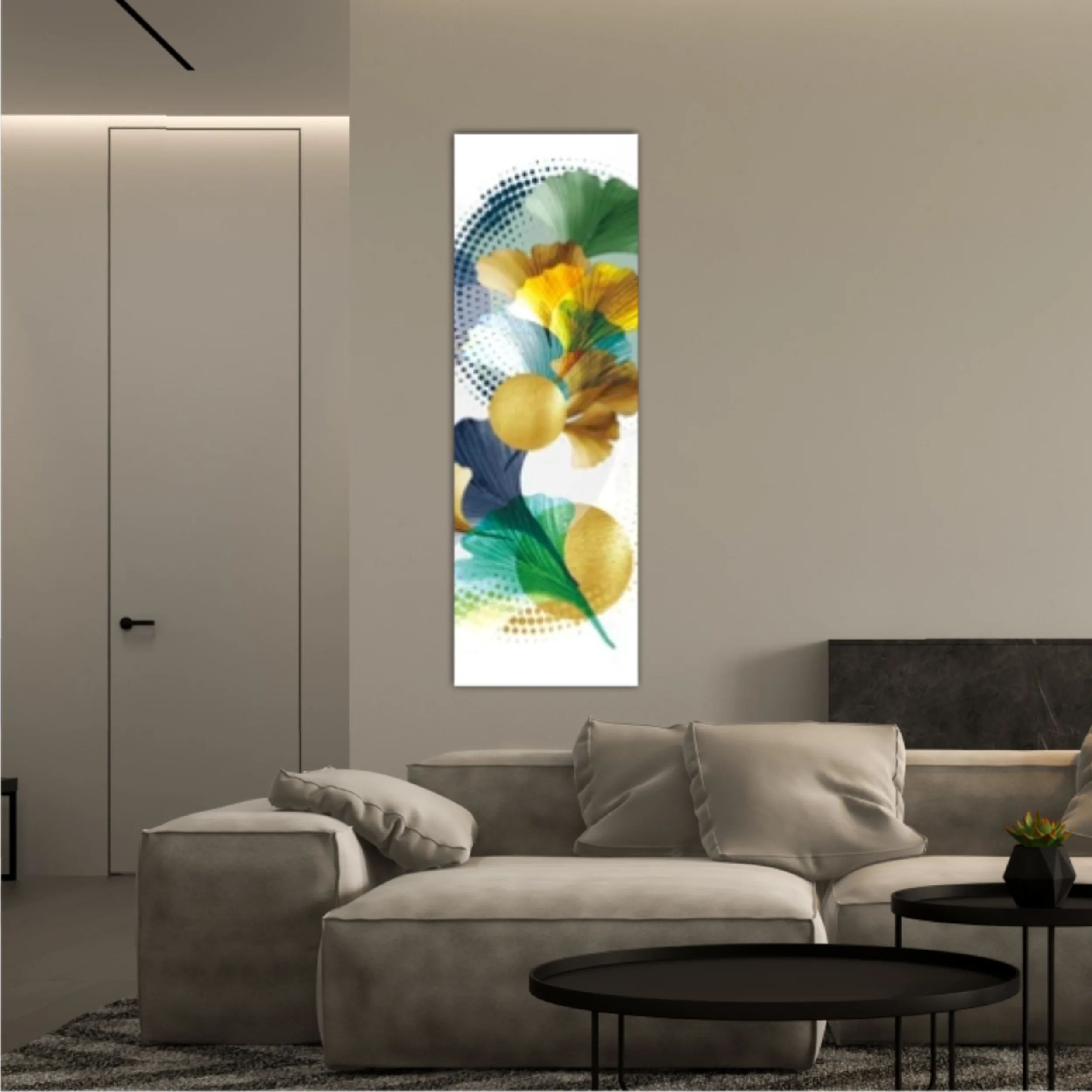Luxurious abstract art digital painting