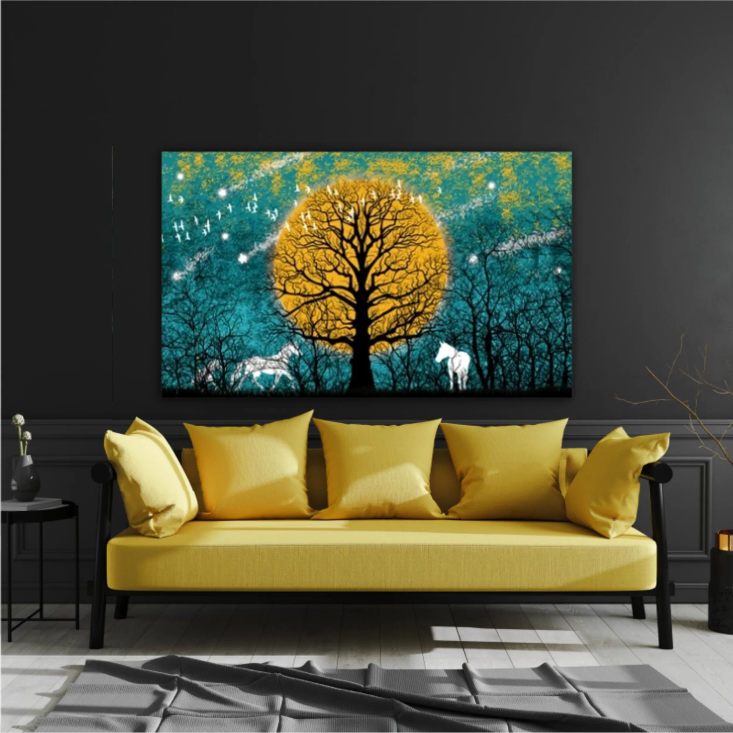 Luxurious abstract art digital painting