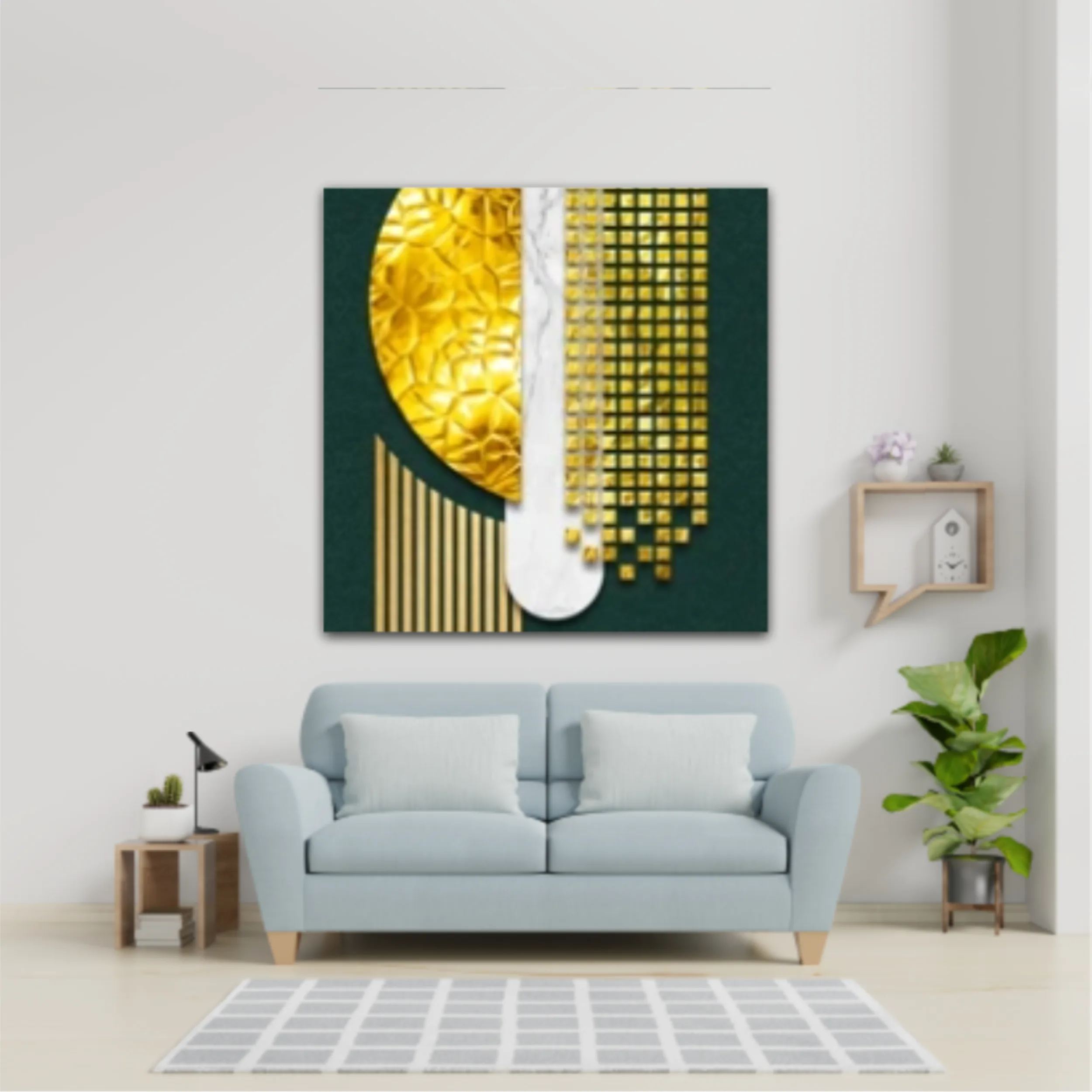 Design abstract art wallpaper. Colorful geometric. Modern and digital art