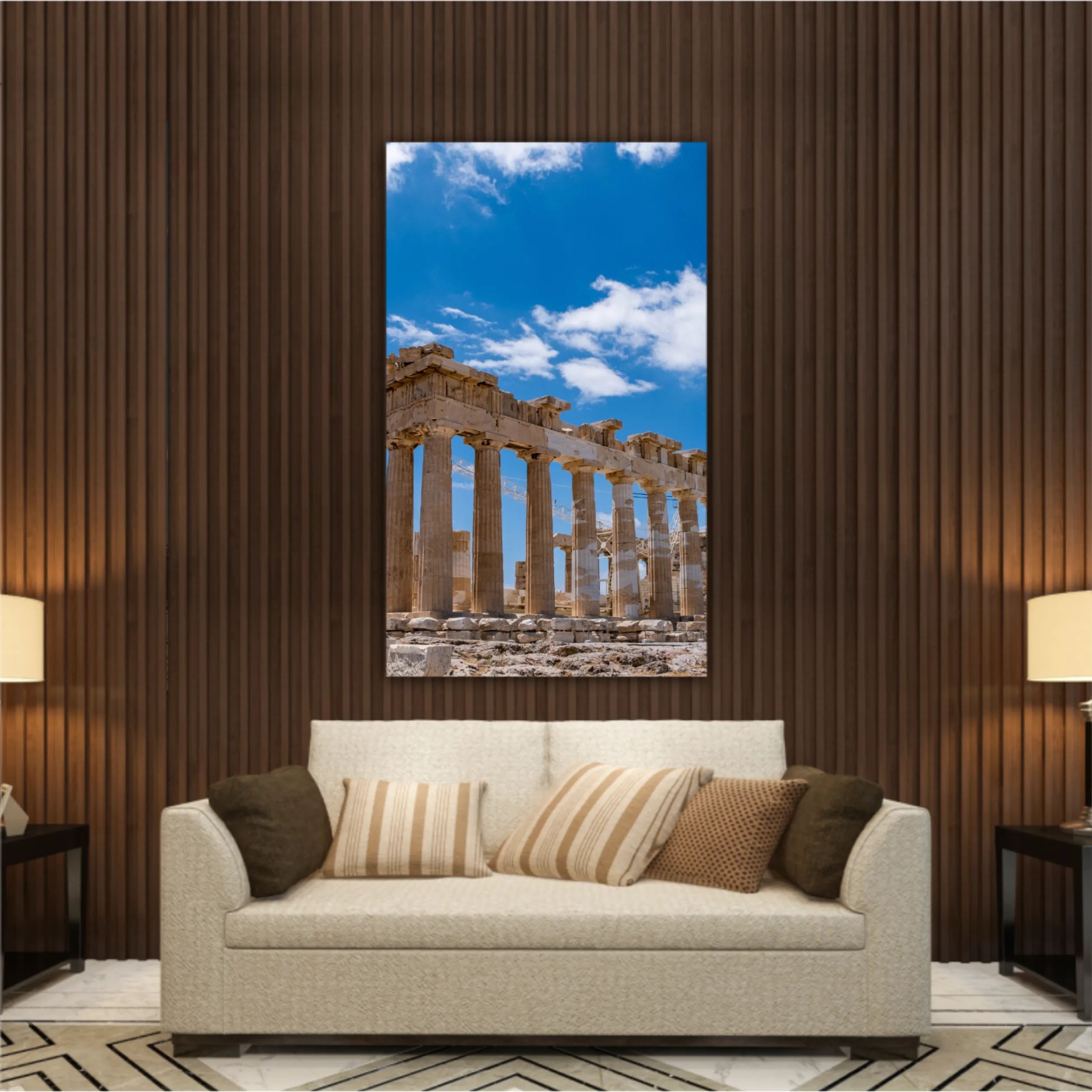 Greece parthenon temple on acropolis
