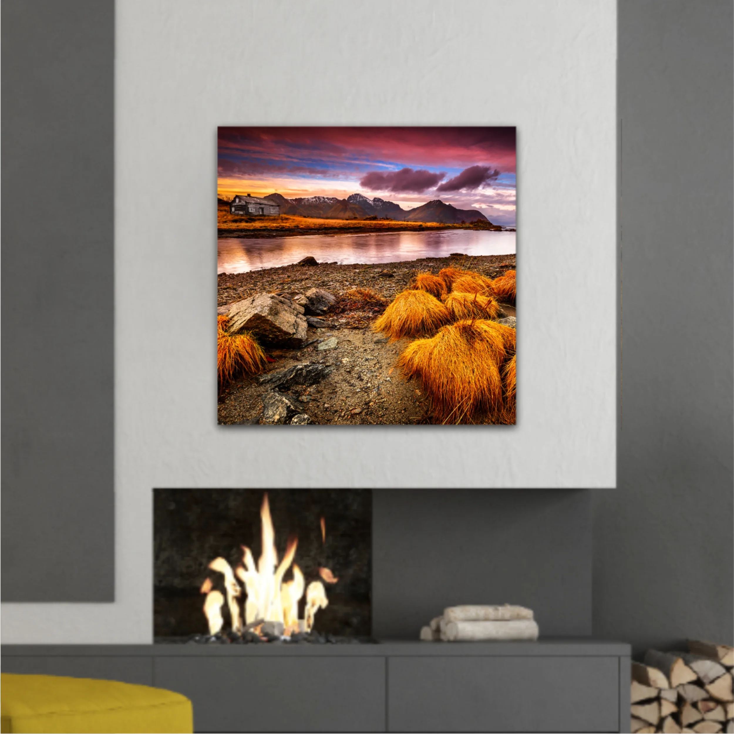 Beautiful sunset landscape