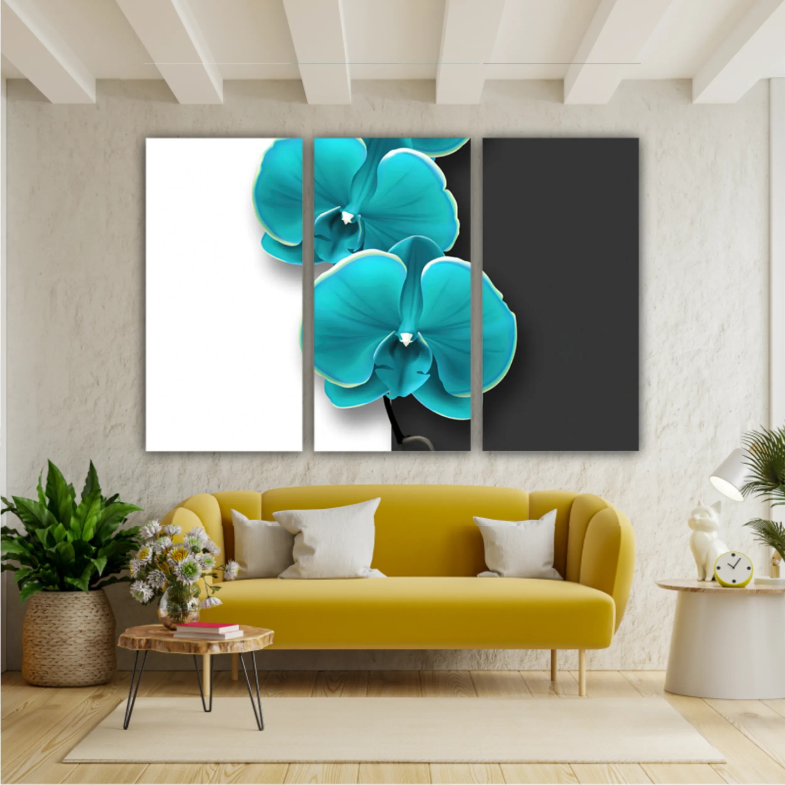 Modern fashion for decor and wallpaper. Digital abstract art