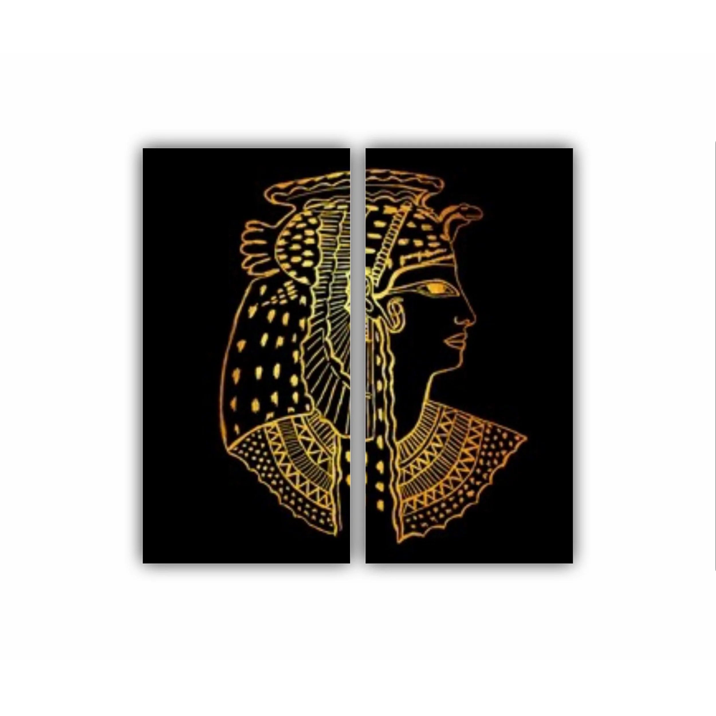 Fundal egiptean antic abstract - Cleopatra - Aur