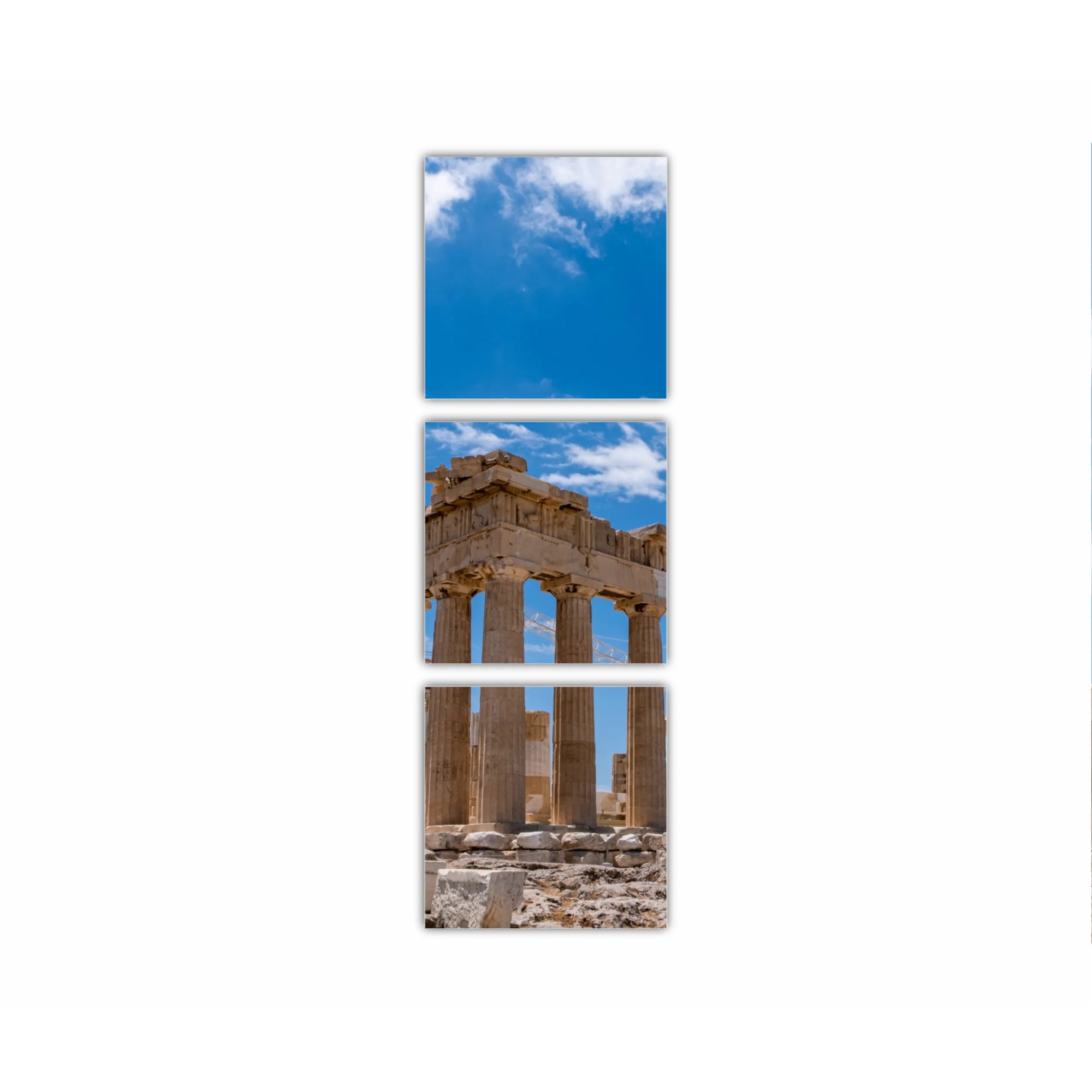 Greece parthenon temple on acropolis