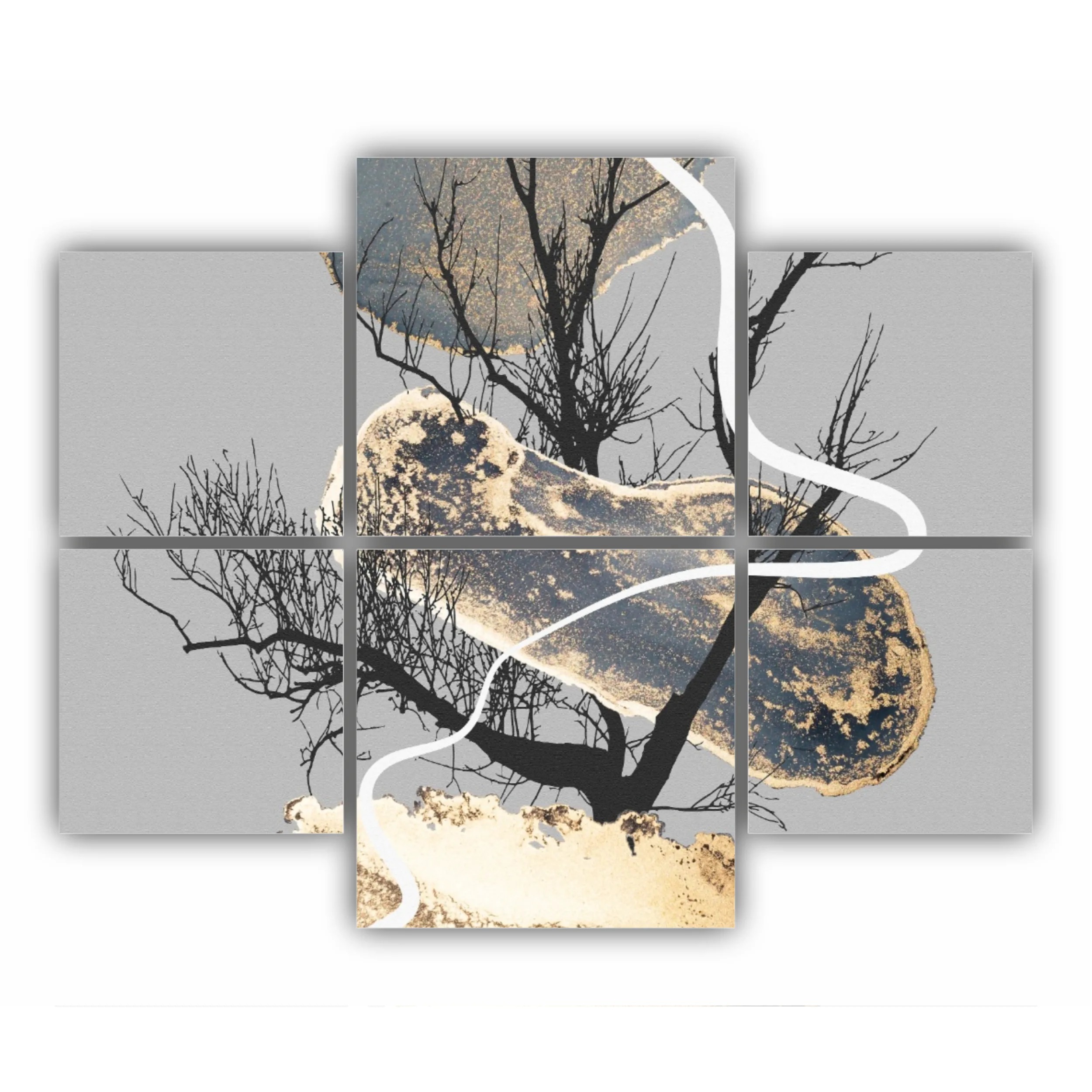 Set de trei design de poster de artă N1
